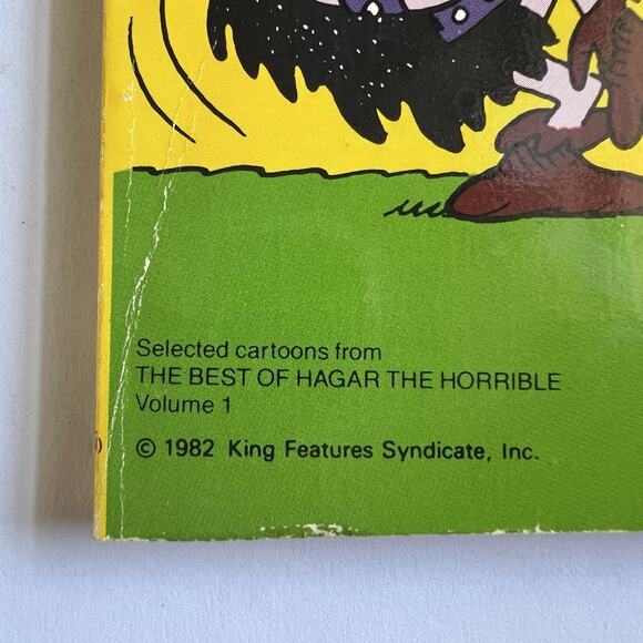 Vintage Hagar The Horrible Vikings Are Fun Dik Browne 1982 Paperback Comic Book - Picture 2 of 7